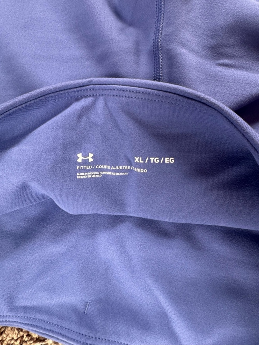 Under Armour Lavender-Blue Fitted Athletic leggings